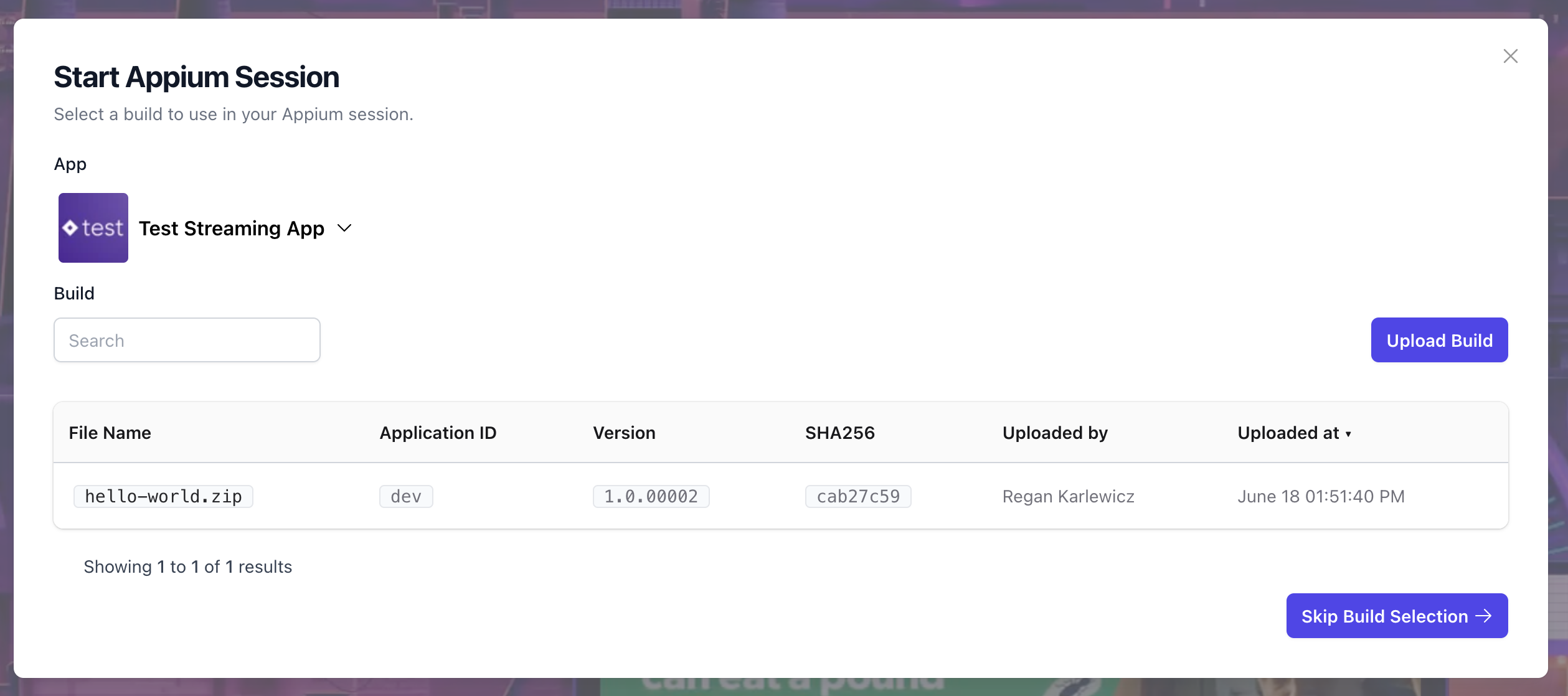 Appium Inspector Button